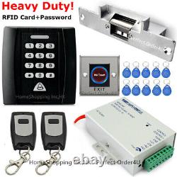 New 125KHz RFID Card+Password Door Access Control System+Door Strike Lock+Remote