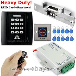 New 125KHz RFID Card+Password Door Access Control System+Door Strike Lock+Remote