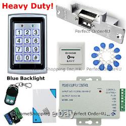 New RFID Card+Password Door Access Control System+Electric Strike Lock+Doorbell