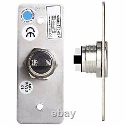 Outswinging Single Door Access Control 1200Lbs Force Magnetic Lock Remote Kit
