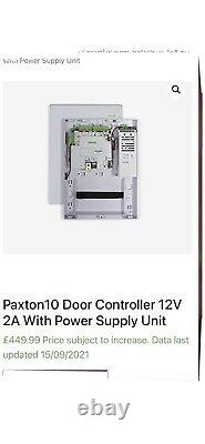 Paxton 10 Single Door Controller Brand New Door Access