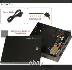 Power Supply Box, ZOTER 110V to DC 12V- Electric Door Lock Access Control TCP/IP