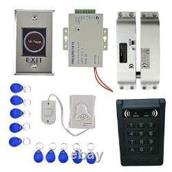 Premium 1000 Fingerprint Door Access Control EM RFID Card Keypad Bolt Lock