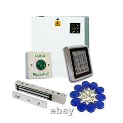 Proximity Access Control Door Entry Kit with Power Supply and Maglock Pro Kit