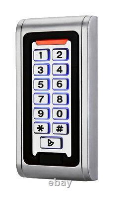 Proximity Code Access Control Door Entry Kit with 10 Fobs, PSU, Lock Release