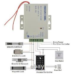 RFID Access Control System Kit +Strike Door RFID +Power +Exit Button