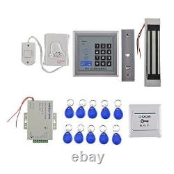 RFID Card And Password Door Access Control Keypad Kits With 10 Keychain New