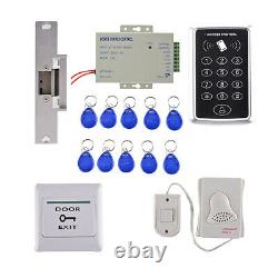 RFID Card Door Access Control Controller System Kit Electric Lock 1000 Users