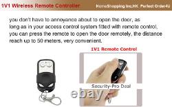 RFID Card+Password Door Access Control+ Drop Bolt Lock+Door Bell+Remote+IR Exit