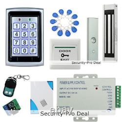 RFID Card+Password Door Access Control+ Magnetic Lock+Door Bell+Remote+IR Exit