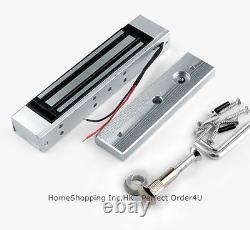 RFID Card + Password Door Access Control System+ Door Magnetic Lock+ Metal Exit