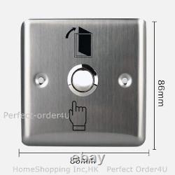 RFID Card + Password Door Access Control System+ Door Magnetic Lock+ Metal Exit