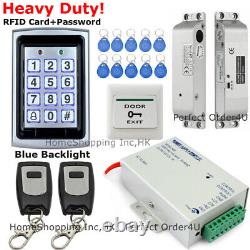 RFID Card+Password Door Access Control System+Electric Dead Bolt Lock+2 Remotes