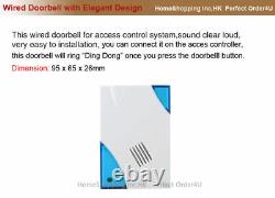 RFID Card +Password Door Access Control System+ Embedded Magnetic Lock+ Doorbell