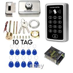 RFID Door Lock Access Control System Kit + Electric Lock NEW