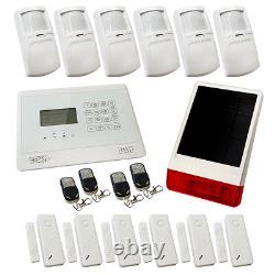 SENTRY PRO 4G GSM Wireless Home Security Burglar Alarm System Solar Solution 4
