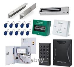 SecureMyDoor Full Door Entry Kit Security System Indoor Set Electric Maglock