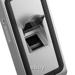 Standalone Door Access Fingerprint RFID Card Reader Exit Press Button 12V Power