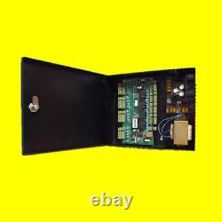 TCP/IP 4-Door 20K-Users 100K Records Access Control withiron box power supply