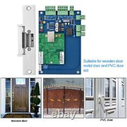 TCP/IP Network Panel Magnetic Door Lock Entry Exit Access Control System Kit
