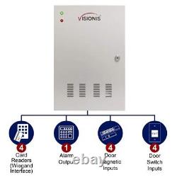 Two Door Access Control with Software Maglock TCP/IP Controller PIR and Receiver