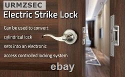 UK Door Access Control Kit+Electric Door Strike Lock+ 2 Wireless Remote Controls