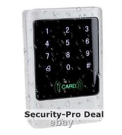 UK IP6X Waterproof RFID Card Door Access Control+ Magnetic Lock+ Touchless Exit