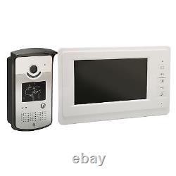 (UK Plug)7'' Door Access Control System Wired Video Intercom System Video