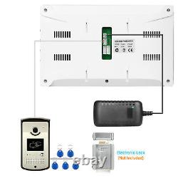 (UK Plug)7'' Door Access Control System Wired Video Intercom System Video