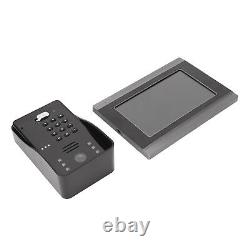 (UK Plug) 7 Inch Wired Video Door Phone Access Control System 100-240V IR