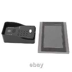 (UK Plug) 7 Inch Wired Video Door Phone Access Control System 100-240V IR