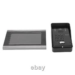 (UK Plug) 7 Inch Wired Video Door Phone Access Control System 100-240V IR