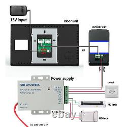 (UK Plug)Access Control Door Phone IR CUT 1000TV Line Password Doorbell