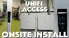 Unifi Access Onsite Installation Intercoms G2 Reader Pros Intercom Viewers