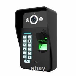 Video Door Phone Home Doorbell Luxury RFID Card/Fingerprint Access Control 15V2A