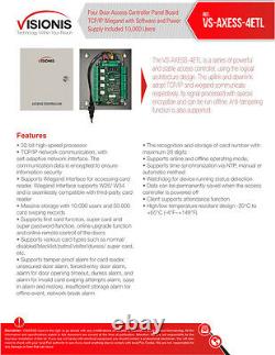 Visionis VS-AXESS-4ETL Four Door Network Access Control Panel Controller TCP/IP