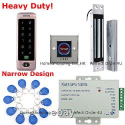 Waterproof RFID Card+Password Access Control+Door Magnetic Lock+IR Touchles Exit