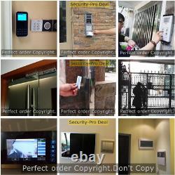 Waterproof RFID Card+Password Door Access Control+Magnetic Lock+Touchless EXIT