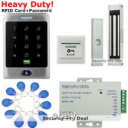 Waterproof RFID Card&Password Door Access Control System+ 180KG Magnetic Lock