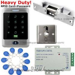 Waterproof RFID Card+Password Door Access Control System+Electric Strike Lock