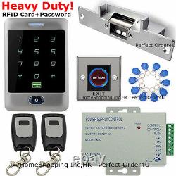 Waterproof RFID Card +Password Door Access Control System+Electric Strike Lock