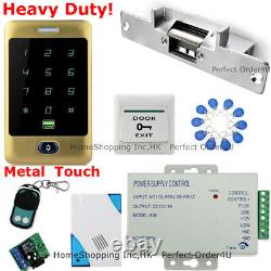 Waterproof RFID Card+Password Door Access Control System+Electric Strike Lock