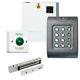 Weatherproof Ip67 Code Access Control Door Entry Pro Kit Power Supply & Maglock
