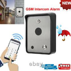 Wireless GSM Audio Intercom Alarm Kit For Door Access Control System Waterproof