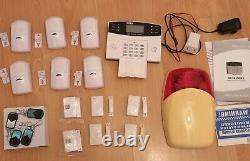 Wireless LCD Gsm Autodial Sms Home House Office Security Burglar Intruder Alarm