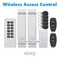 Wireless RFID Card Door Access Control +Wireless Drop Bolt Lock+ Remote Control