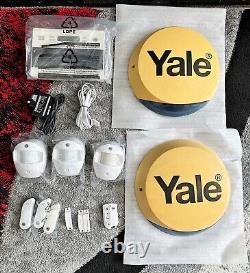 YALE EASY FIT TELECOMMUNICATING WIRELESS ALARM SYSTEM 3 PIR + 3 Contacts Remote