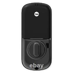 Yale Z-Wave Plus SL KeyFree Touchscreen Deadbolt, Black Suede (YRD256-ZW2-BSP)