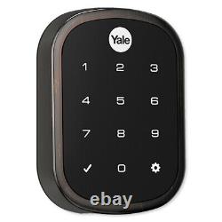 Yale Zigbee SL Key Free Touchscreen Deadbolt, Oil Rubbed Bronze (YRD256-HA2-0BP)