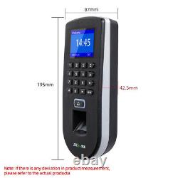 ZKTECO Door Systems Reads Fingerprint Access Control Attendance F19 IC 2.4-Inch